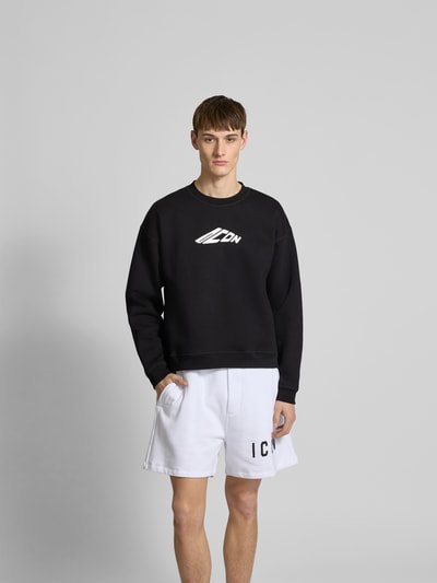 Dsquared2 Sweatshirt mit Label-Print Black 4