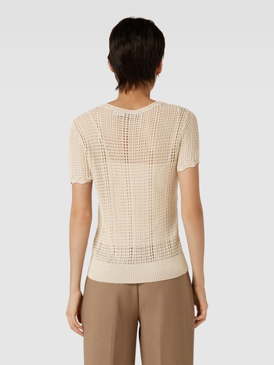 Lauren Ralph Lauren Strickpullover mit Lochmuster Modell 'EYELAH' Sand 5