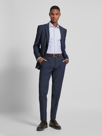 Eterna Slim Fit Business-Hemd mit Kentkragen Blau 1