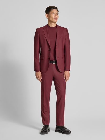 HUGO Regular fit gebreide pullover van viscosemix, model 'SAN MARC' Bordeaux - 1