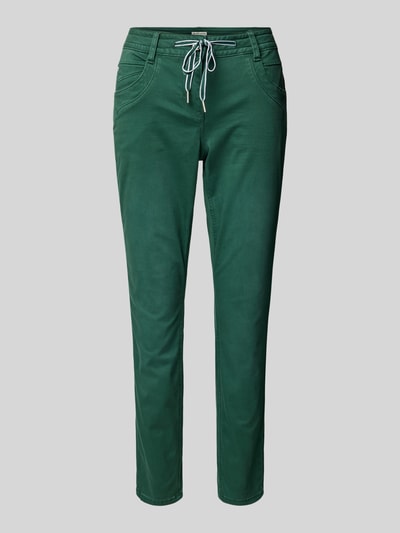 Tom Tailor Tapered Fit Chino mit Tunnelzug Dunkelgruen 1