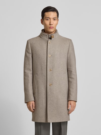 Cinque Mantel mit Stehkragen Modell 'CHOICE' Beige 4