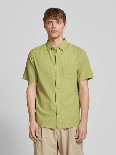 Levi's® Freizeithemd aus Leinen-Viskose-Mix mit Baumwoll-Anteil Gruen 4