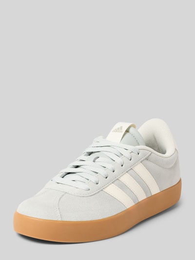 adidas Sportswear Sneaker aus Leder-Mix mit Logo-Patch Modell 'VL COURT 3.0' Hellgrau 1
