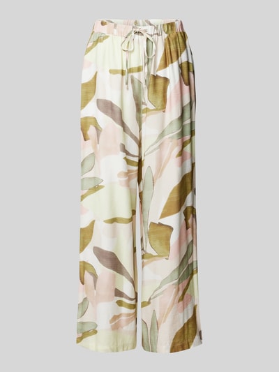 ZABAIONE Stoffhose mit elastischem Bund Khaki 2