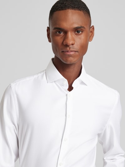 Jake*s Slim Fit Business-Hemd mit Haifischkragen Weiss 5