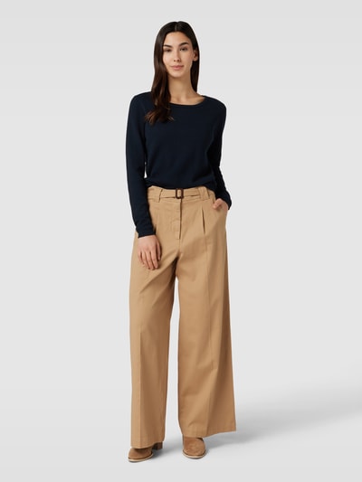 VERO MODA Strickpullover mit Strukturmuster Marine 1