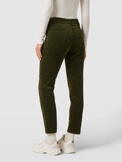 Marc Cain Slim fit broek in effen design Groen - 5