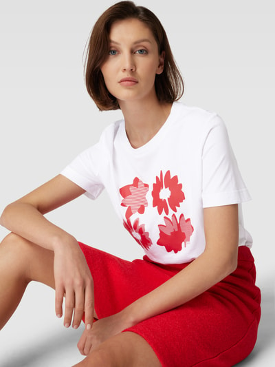 Esprit T-Shirt mit floralem Print Offwhite 3