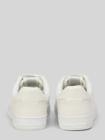 Produktfoto, Low Top Sneaker aus echtem Leder Modell 'BODIL' von Marc O’Polo, efekt: jednolity kolor, zaokrąglony nosek buta, płaska podeszwa, wiązanie, naturalna skóra