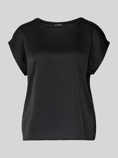 Vila Bluzka z przeszytymi zakończeniami rękawów model ‘VIELLETTE’ Czarny 2