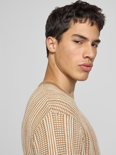 Only & Sons Relaxed Fit T-Shirt aus reiner Baumwolle Beige 3