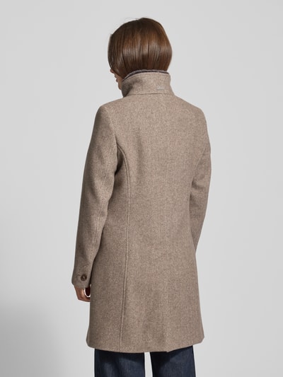 Cinque Płaszcz z listwą guzikową model ‘ASTRALA’ Beżowy melanż 5