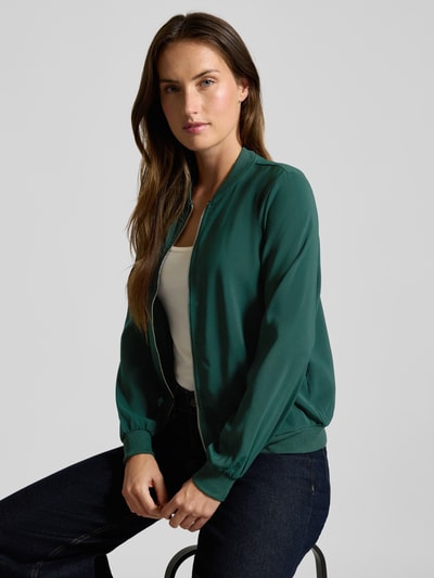 Vero Moda Regular fit blouson met ritssluiting, model 'COCO' Flessengroen - 3