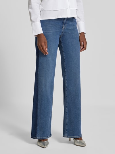 Marc Cain Wide leg jeans met steekzakken Jeansblauw - 4