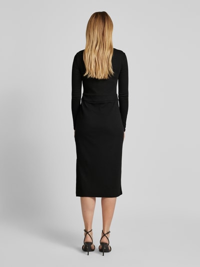 Lauren Ralph Lauren Midikleid mit Applikation Modell 'SACURA' Black 5