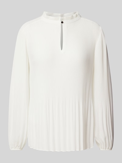 s.Oliver BLACK LABEL Blusenshirt mit Schlüsselloch-Ausschnitt Offwhite 2