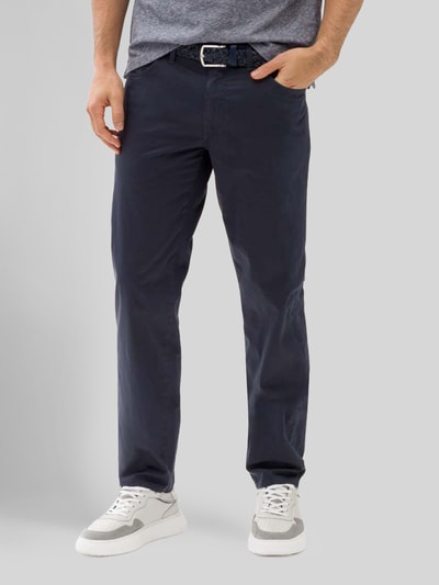 Brax Regular Fit Hose mit 5-Pocket-Design aus Baumwoll-Mix Modell 'Cadiz' Marine 3