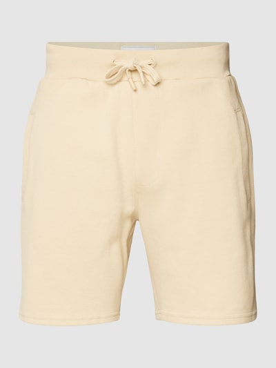 Shiwi Sweatshorts met steekzakken, model 'Mavis' Beige - 2