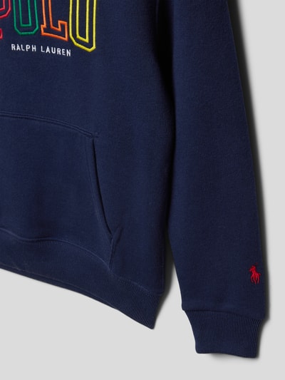 Polo Ralph Lauren Kids Hoodie  mit kontrastivem Label-Stitching Marine 2