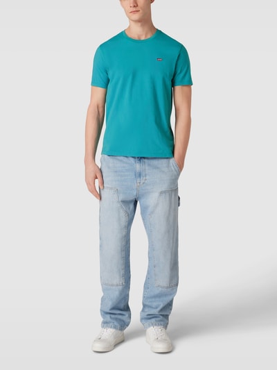 Levi's® T-shirt met ronde hals Petrol - 1