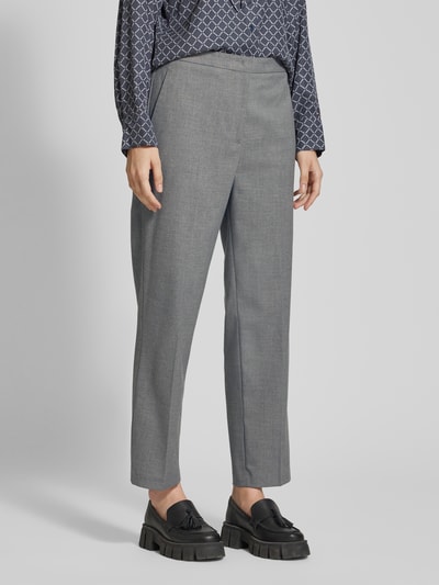 Tommy Hilfiger Slim fit stoffen broek met persplooien Lichtgrijs gemêleerd - 4