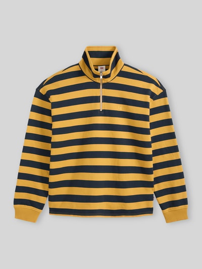 Levi's® Relaxed Fit Sweatshirt aus reiner Baumwolle Modell 'Cameron' GELB 2