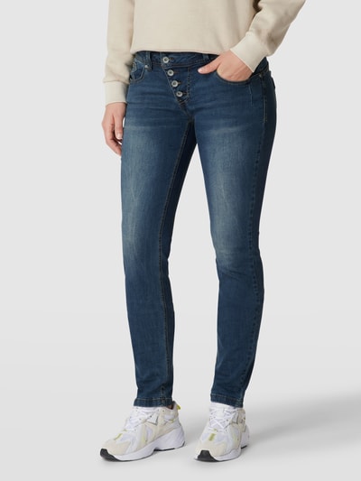 Buena Vista Jeans in 5-pocketmodel, model 'Malibu' Blauw - 4