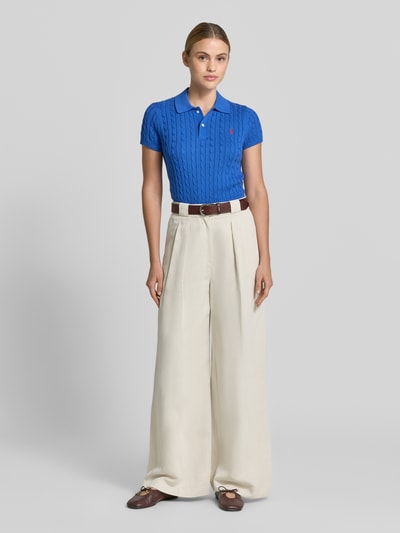 Polo Ralph Lauren Koszulka polo z dzianiny o kroju regular fit z czystej bawełny Błękitny 1