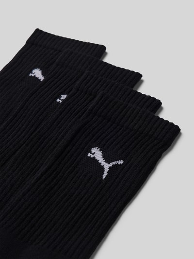 PUMA Socken mit Label-Detail im 4er-Pack Black 2