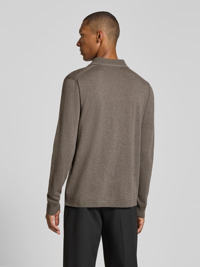 Tiger of Sweden Regular Fit Longsleeve aus reiner Baumwolle Modell 'Edmund' Sand 5