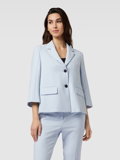 Windsor Blazer mit Viskose-Anteil und 3/4-Arm Hellblau 4