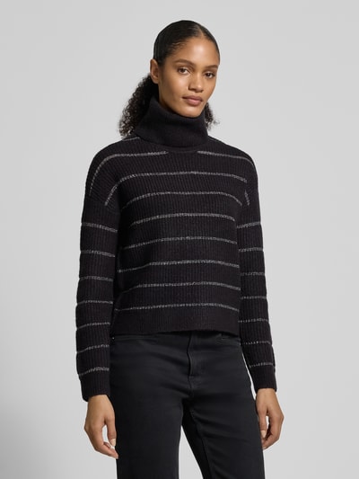 Vila Regular fit coltrui, model 'Zaza' Zwart - 4