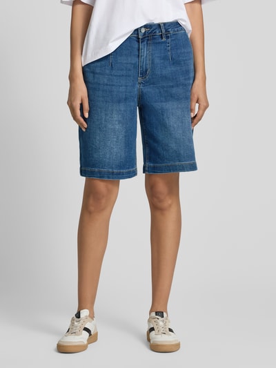 Buena Vista Straight leg korte jeans met siernaden Blauw - 4