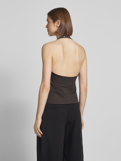 WEEKDAY Tanktop mit Neckholder Anthrazit 5