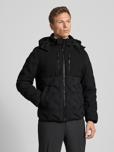 Tom Tailor Regular Fit Jacke mit abnehmbarer Kapuze Black 4