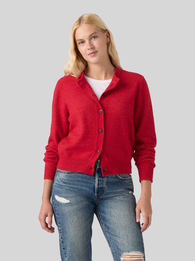 Levi's® Regular Fit Strickjacke mit Woll-Anteil Modell 'CLAIRE' Rot 4