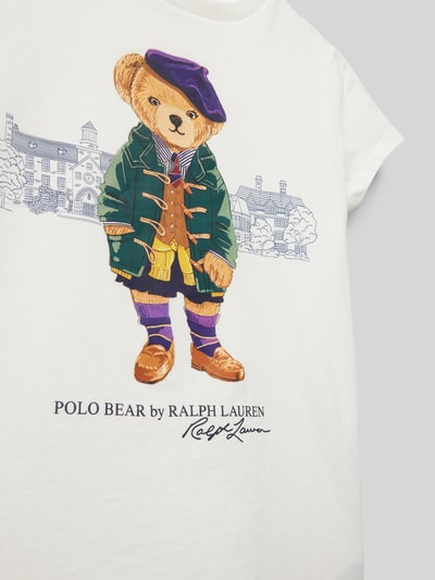 Polo Ralph Lauren Teens T-shirt met motiefprint Wit - 2