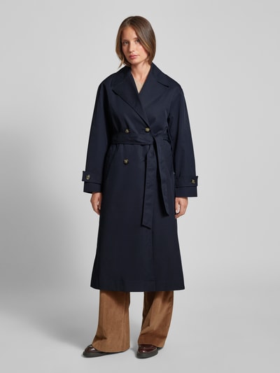 Mango Trenchcoat mit Bindegürtel Modell 'ANGELA' Black 4