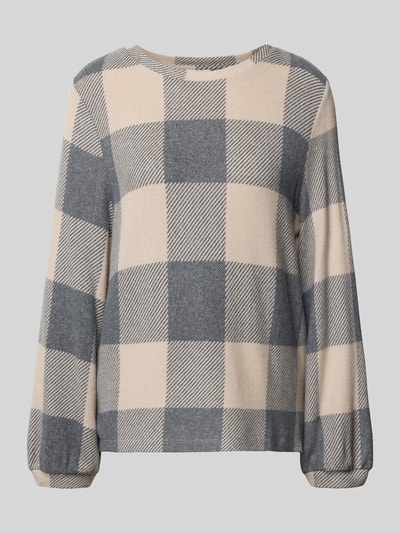 Tom Tailor Regular Fit Langarmshirt aus Viskose-Mix Taupe 2