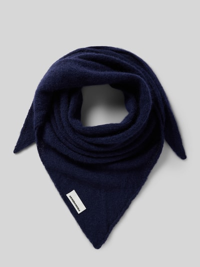 Armedangels Schal aus reiner Wolle Modell 'BRYANAA' Dunkelblau 1