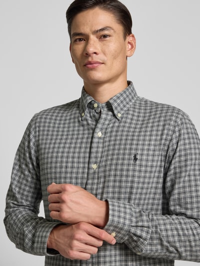 Polo Ralph Lauren Vrijetijdsoverhemd met knoopsluiting Middengrijs - 3