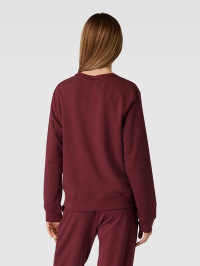 Calvin Klein Underwear Sweatshirt met labelstitching Bordeaux - 5