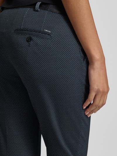 Brax Broek met achterzakken, model 'MARON' Marineblauw - 3