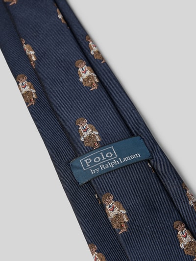 Polo Ralph Lauren Krawatte aus Seide im Allover-Look Marine 3
