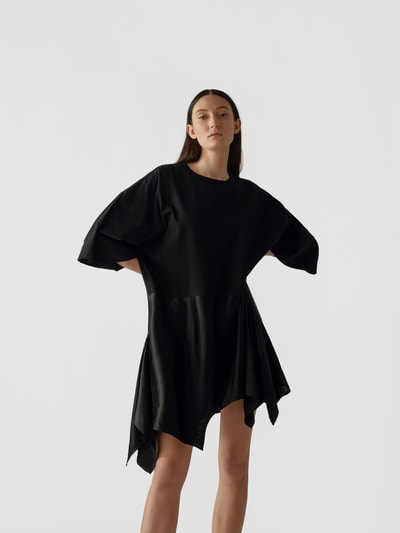 MM6 Maison Margiela Knielanges Kleid Schwarz 4