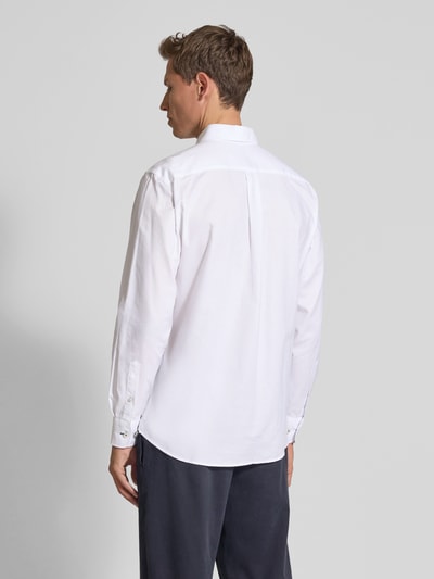 Fynch-Hatton Koszula casualowa o kroju regular fit ze wzorem w paski model ‘All Season’ Biały 5