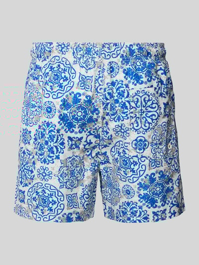 Jack & Jones Zwembroek met steekzakken opzij, model 'MAUI' Lichtblauw - 3