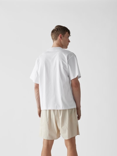 Jacquemus T-Shirt mit Motiv-Print Weiss 5