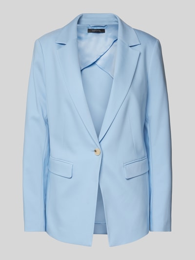 comma Blazer mit Reverskragen Hellblau 1